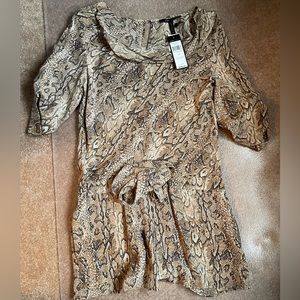 New with tag, BCBG romper